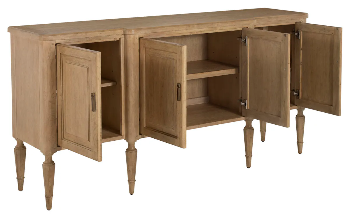 Gabby Home SCH-176050 Mathis Wood Sideboard - 3 Shelves, Rustic French Oak Gabby Home SCH-176050 Mathis Wood Sideboard - 3 Shelves, Rustic French Oak