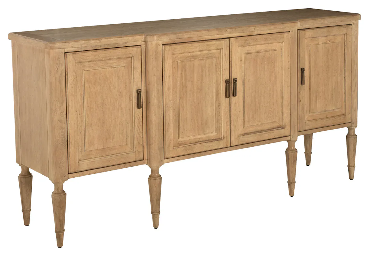 Gabby Home SCH-176050 Mathis Wood Sideboard - 3 Shelves, Rustic French Oak Gabby Home SCH-176050 Mathis Wood Sideboard - 3 Shelves, Rustic French Oak
