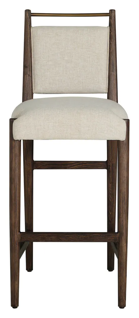 Gabby Home SCH-176007 Highland Oak Reclined Back Bar Stool - Dusk Gabby Home SCH-176007 Highland Oak Reclined Back Bar Stool - Dusk