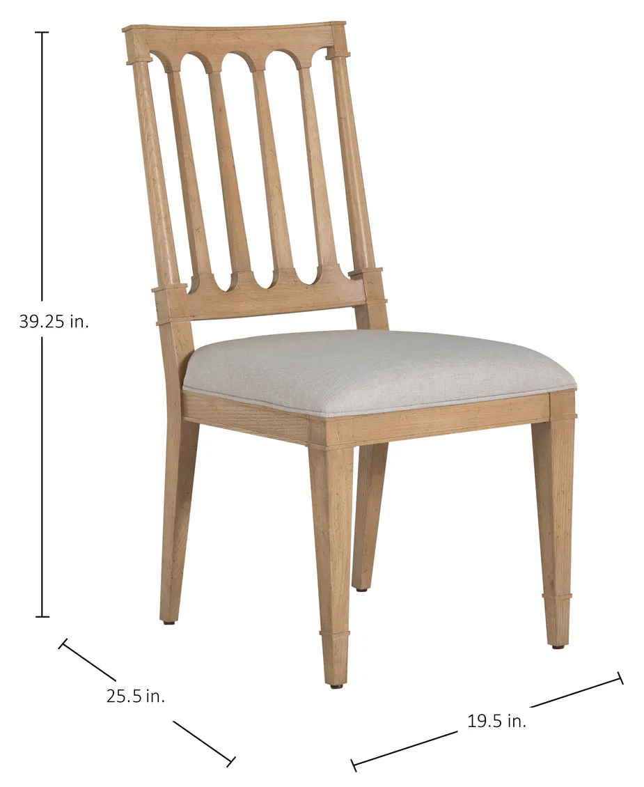 Gabby Home SCH-175995 Mathis Wood Sculpted Back Dining Side Chair - Rustic French Oak Gabby Home SCH-175995 Mathis Wood Sculpted Back Dining Side Chair - Rustic French Oak