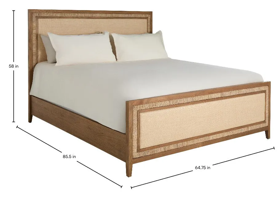 Gabby Home SCH-176077 Grand Bermuda Sungkai Wood Bed - Queen, Sandbar Gabby Home SCH-176077 Grand Bermuda Sungkai Wood Bed - Queen, Sandbar
