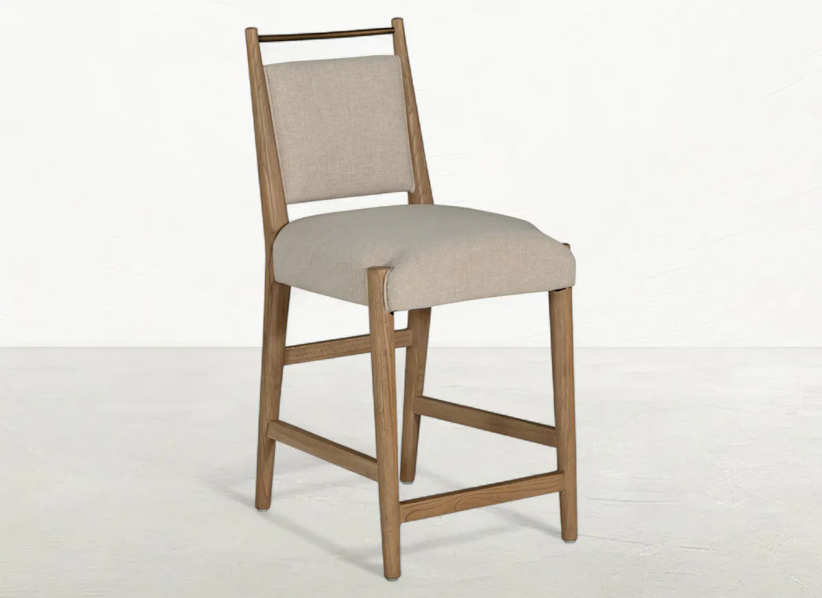 Gabby Home SCH-175999 Highland Oak Counter Stool - Dawn Gabby Home SCH-175999 Highland Oak Counter Stool - Dawn
