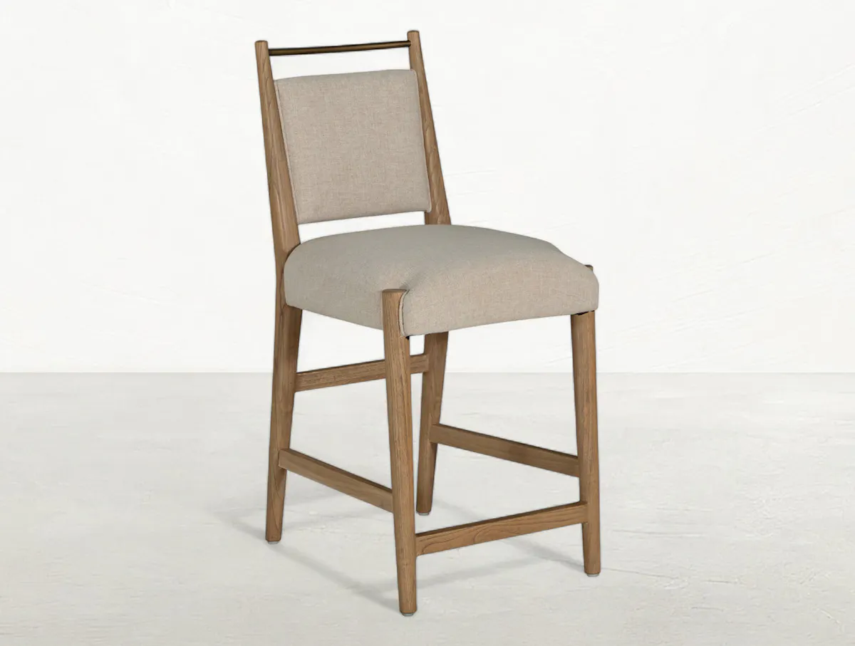 Gabby Home SCH-175999 Highland Oak Counter Stool - Dawn Gabby Home SCH-175999 Highland Oak Counter Stool - Dawn