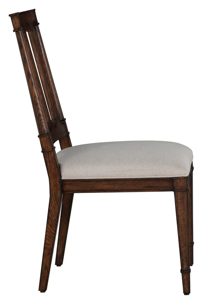 Gabby Home SCH-175992 Mathis Wood Sculpted Back Dining Side Chair - Rustic Antique Oak Gabby Home SCH-175992 Mathis Wood Sculpted Back Dining Side Chair - Rustic Antique Oak