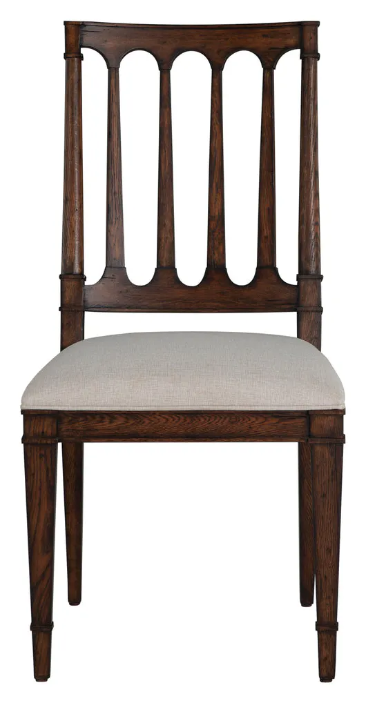 Gabby Home SCH-175992 Mathis Wood Sculpted Back Dining Side Chair - Rustic Antique Oak Gabby Home SCH-175992 Mathis Wood Sculpted Back Dining Side Chair - Rustic Antique Oak
