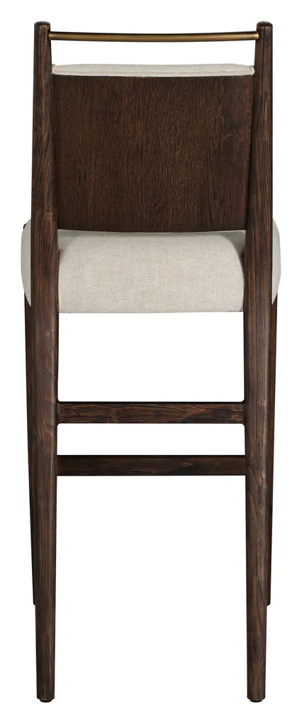Gabby Home SCH-176007 Highland Oak Reclined Back Bar Stool - Dusk Gabby Home SCH-176007 Highland Oak Reclined Back Bar Stool - Dusk