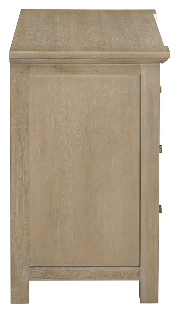Gabby Home SCH-176017 Astwood Mahogany Wood Nightstand - 3 Drawers, Drift Gabby Home SCH-176017 Astwood Mahogany Wood Nightstand - 3 Drawers, Drift