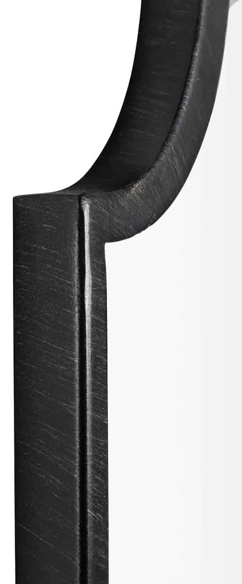 Gabby Home SCH-175691 Pauline Arch Vanity Mirror - Brushed Black Gabby Home SCH-175691 Pauline Arch Vanity Mirror - Brushed Black