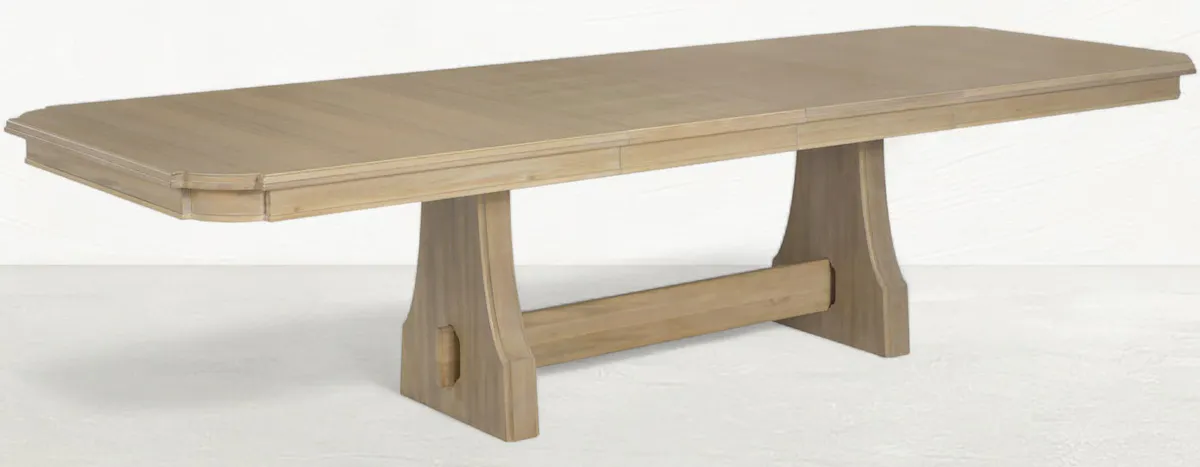 Gabby Home SCH-175976 Maris Mahogany Rectangle Trestle Extension Dining Table Gabby Home SCH-175976 Maris Mahogany Rectangle Trestle Extension Dining Table