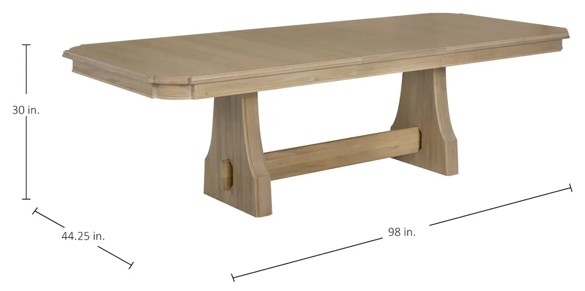 Gabby Home SCH-175976 Maris Mahogany Rectangle Trestle Extension Dining Table Gabby Home SCH-175976 Maris Mahogany Rectangle Trestle Extension Dining Table