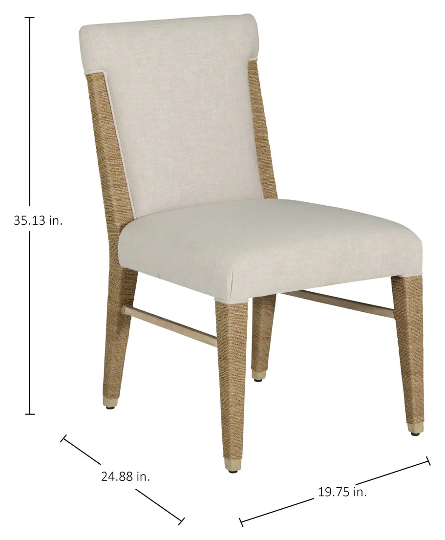 Gabby Home SCH-175991 Maris Mahogany Handwoven Dining Side Chair Gabby Home SCH-175991 Maris Mahogany Handwoven Dining Side Chair