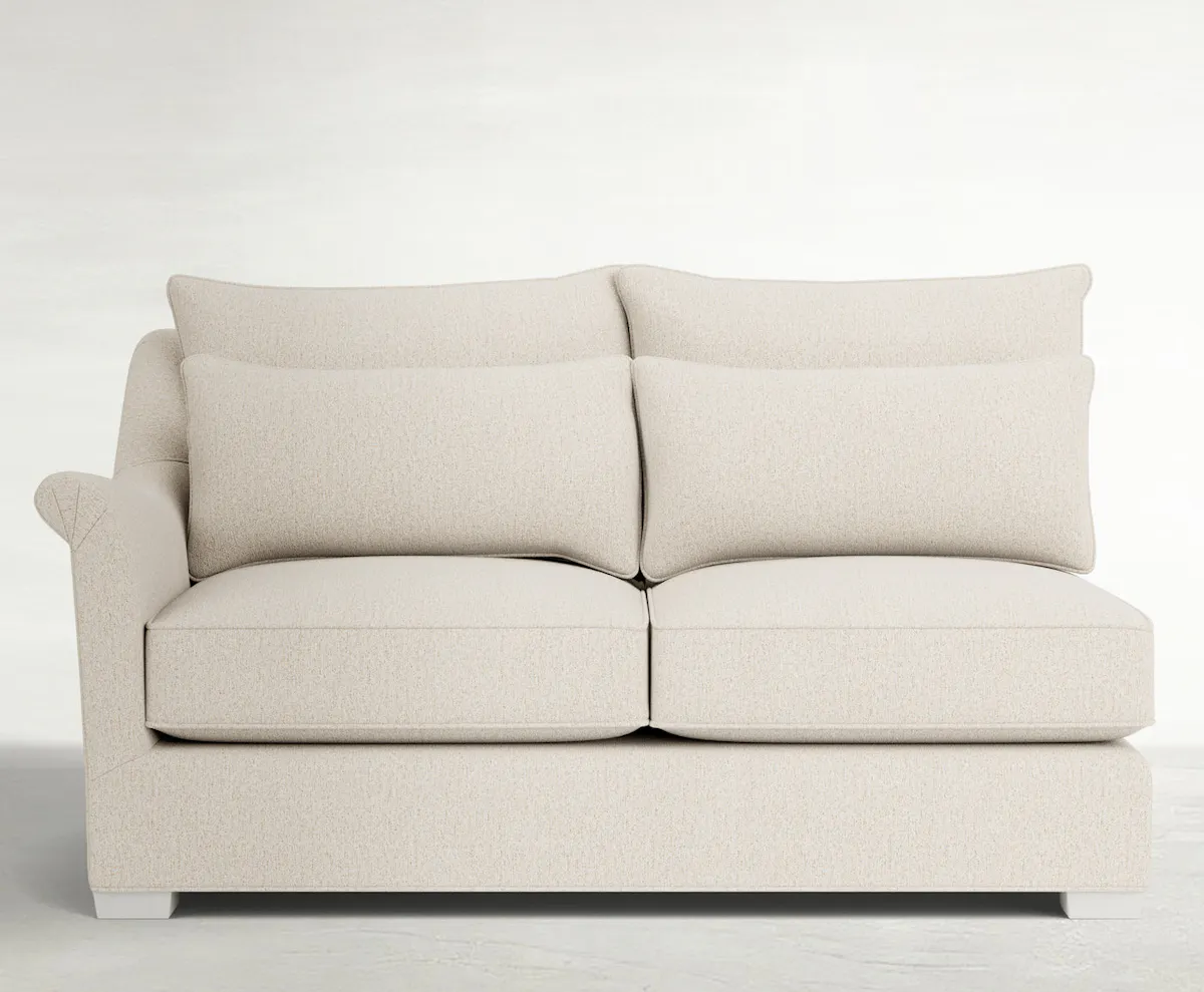 Gabby Home SCH-776 Westley Upholstered Sectional Loveseat, Shallow Seat - Left Facing Gabby Home SCH-776 Westley Upholstered Sectional Loveseat, Shallow Seat - Left Facing