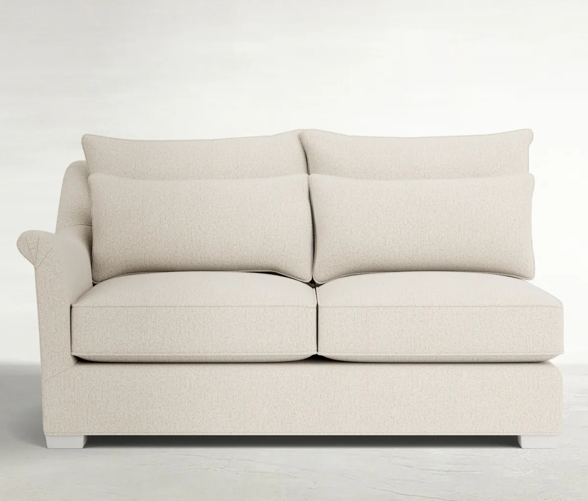 Gabby Home SCH-776 Westley Upholstered Sectional Loveseat, Shallow Seat - Left Facing Gabby Home SCH-776 Westley Upholstered Sectional Loveseat, Shallow Seat - Left Facing