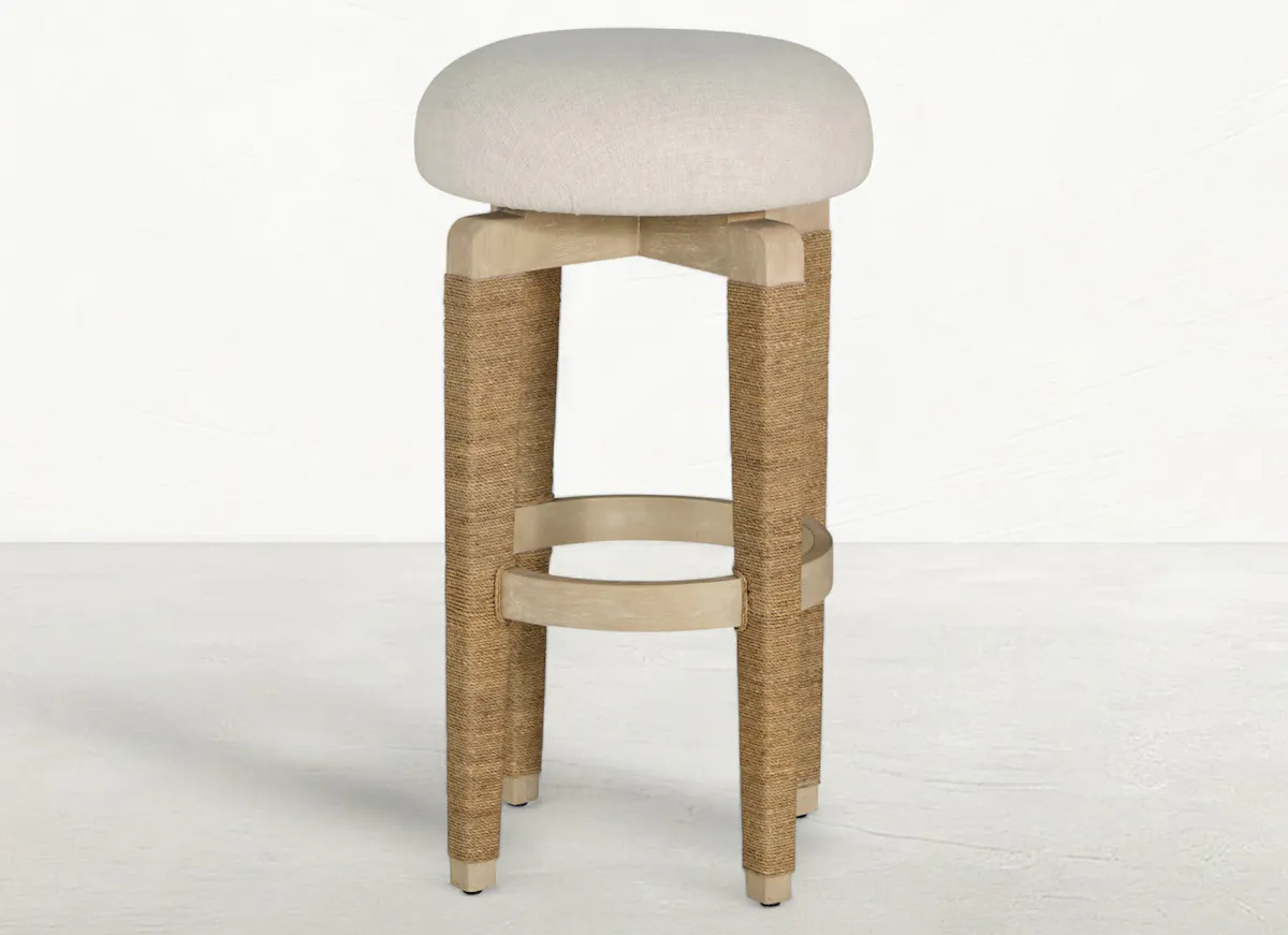 Gabby Home SCH-176008 Maris Mahogany Swivel Bar Stool Gabby Home SCH-176008 Maris Mahogany Swivel Bar Stool