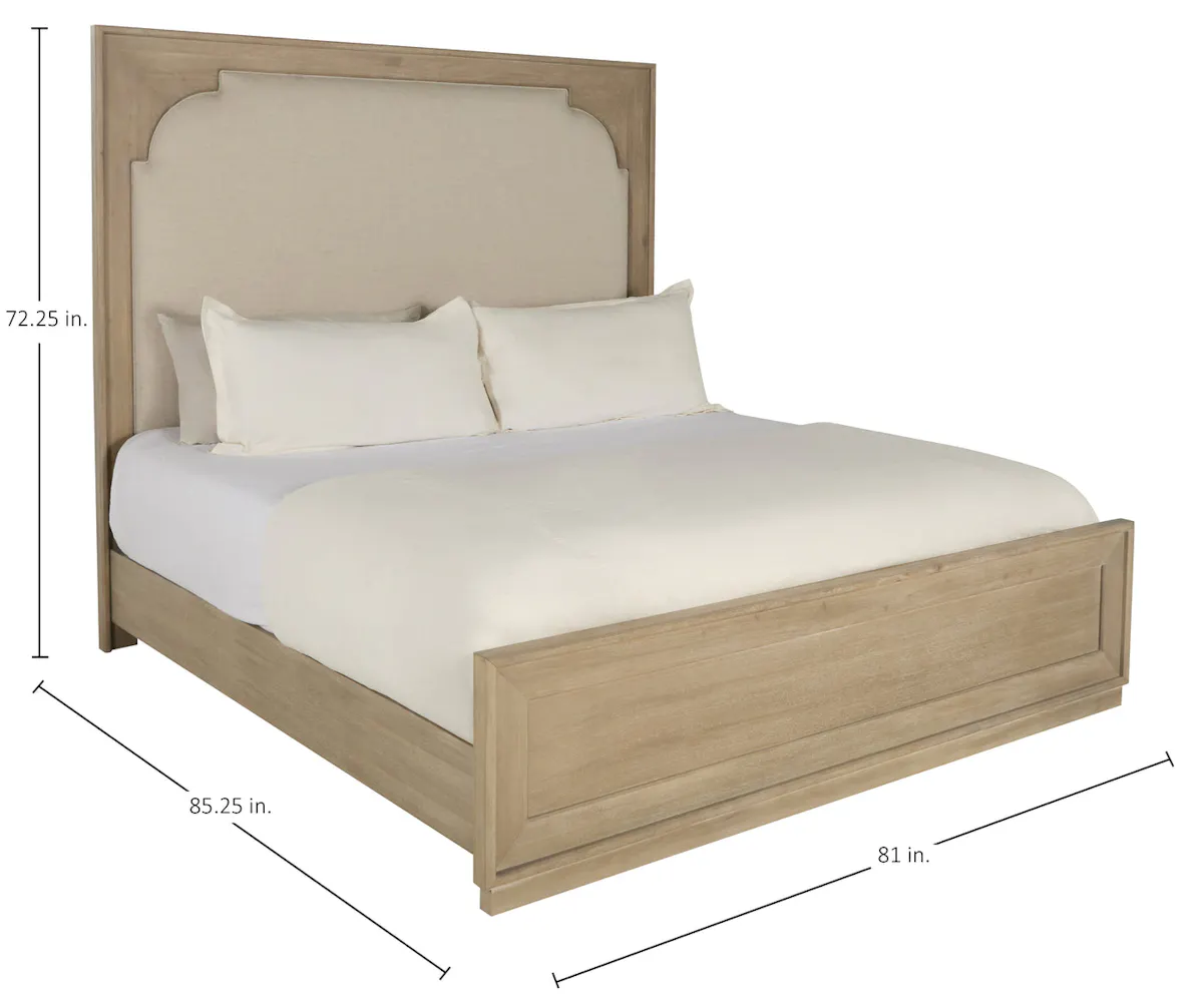 Gabby Home SCH-176068 Windsor Upholstered Mahogany Wood Bed Gabby Home SCH-176068 Windsor Upholstered Mahogany Wood Bed