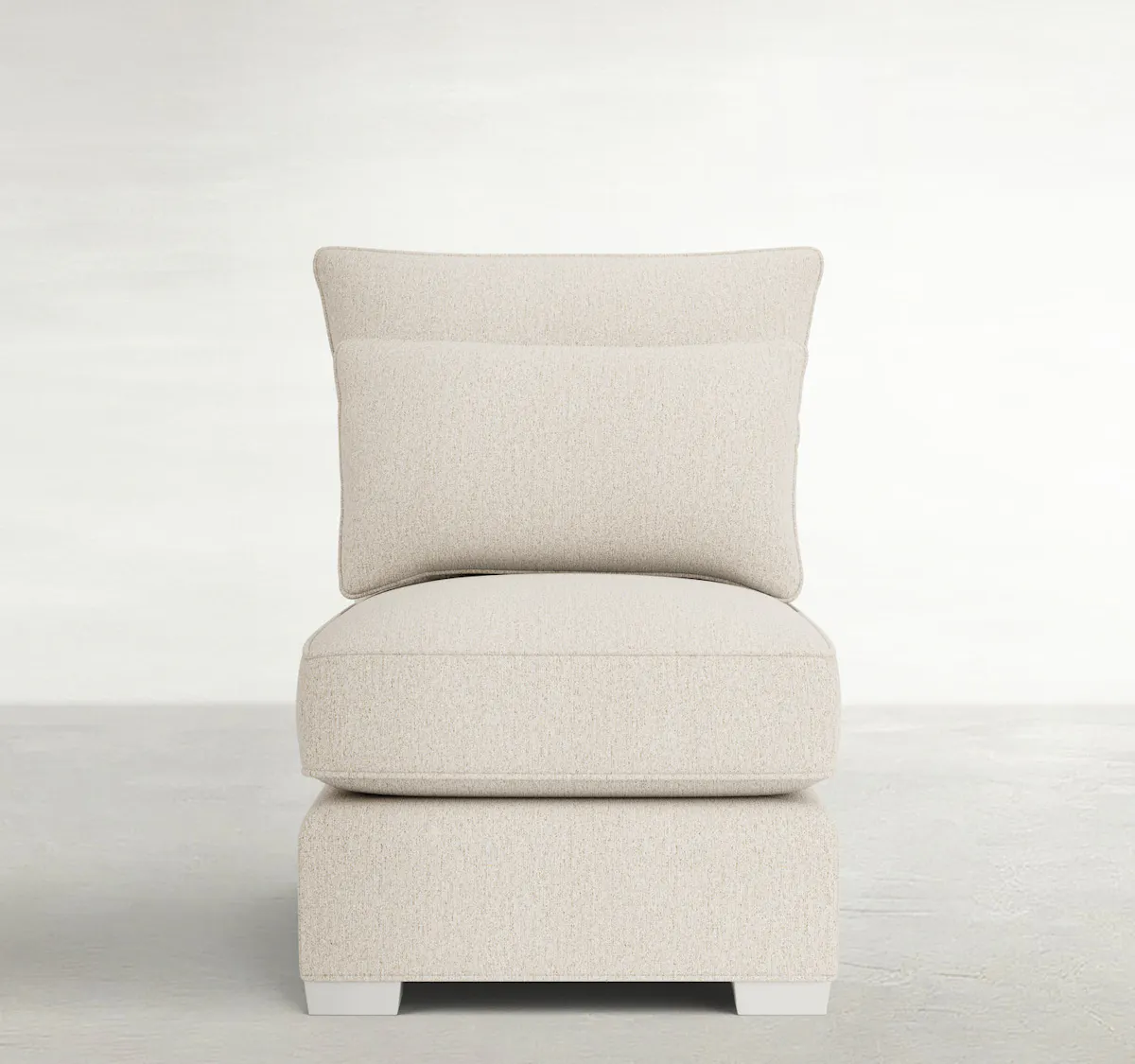 Gabby Home SCH-778 Westley Upholstered Sectional Chair, Shallow Seat - Armless Gabby Home SCH-778 Westley Upholstered Sectional Chair, Shallow Seat - Armless