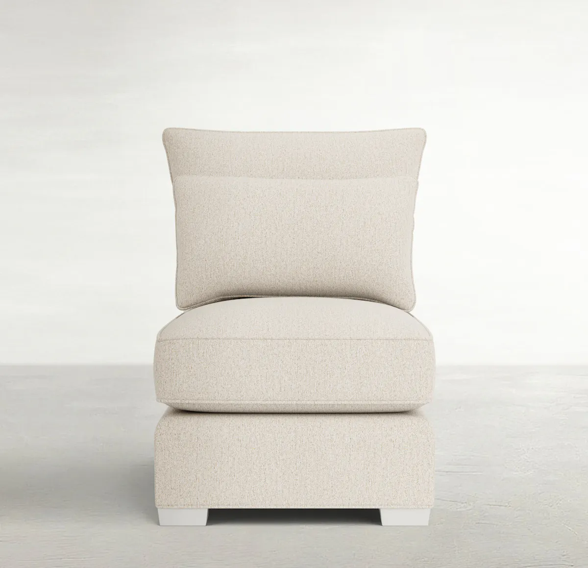 Gabby Home SCH-778 Westley Upholstered Sectional Chair, Shallow Seat - Armless Gabby Home SCH-778 Westley Upholstered Sectional Chair, Shallow Seat - Armless