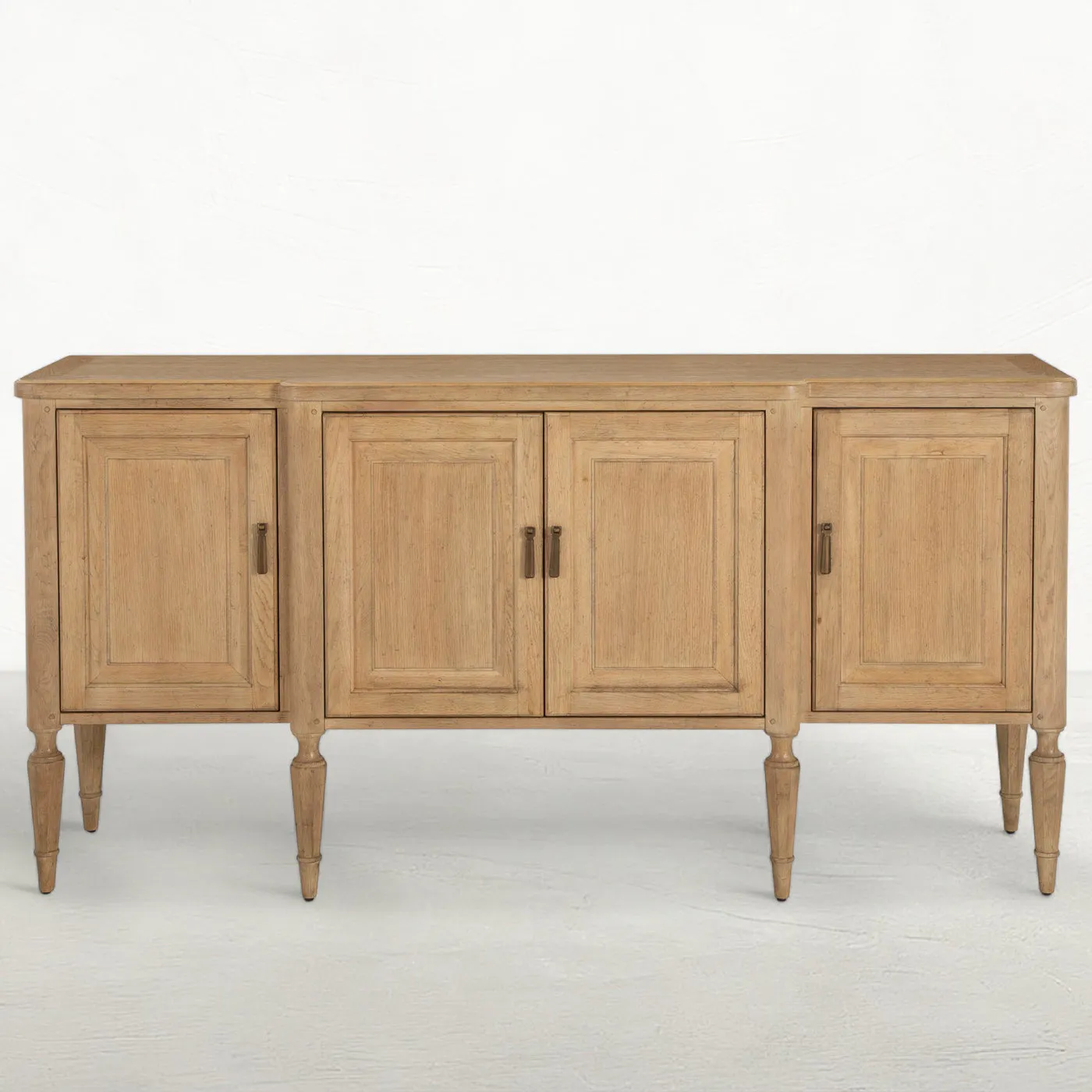 Gabby Home SCH-176050 Mathis Wood Sideboard – 3 Shelves, Rustic French Oak