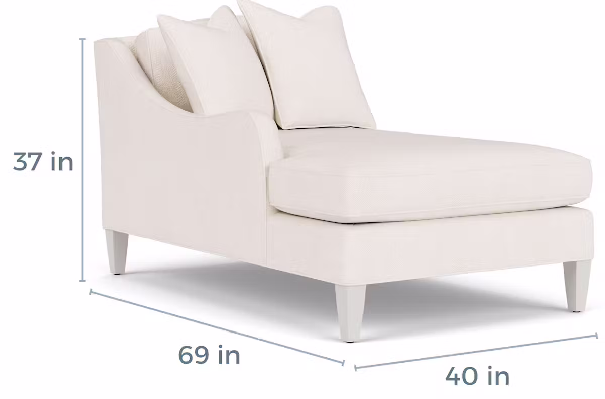 Gabby Home SCH-1447LAF Liberty Upholstered Chaise & 1/2 - Left Facing Gabby Home SCH-1447LAF Liberty Upholstered Chaise & 1/2 - Left Facing
