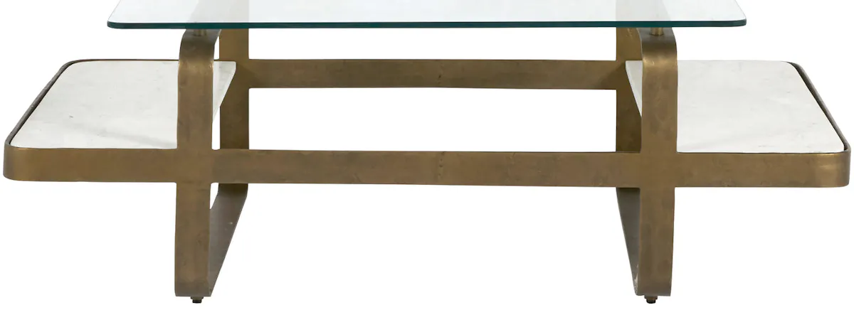 Gabby Home SCH-170365 Winnipeg Iron Rectangle Frame Coffee Table Gabby Home SCH-170365 Winnipeg Iron Rectangle Frame Coffee Table