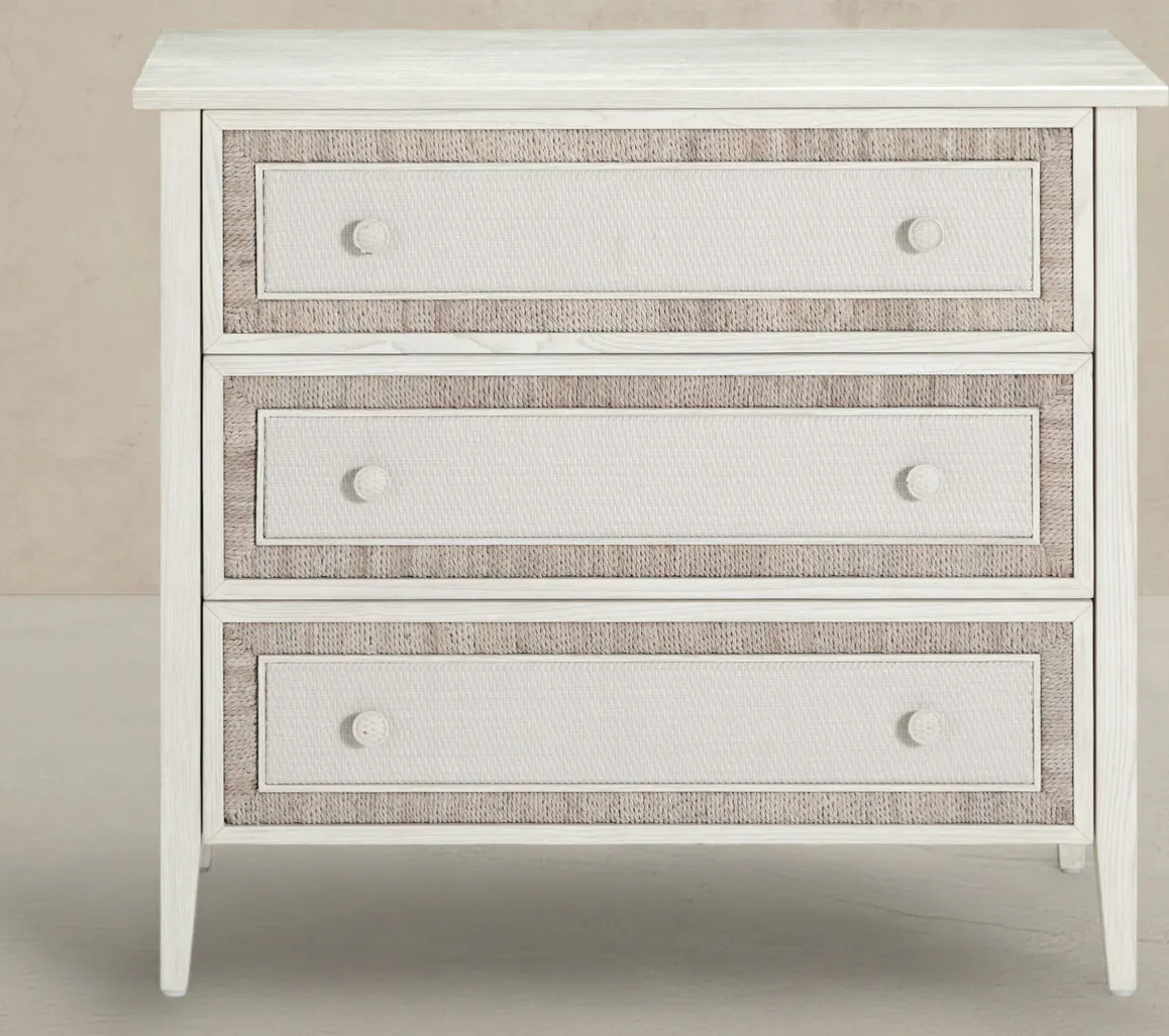 Gabby Home SCH-176029 Grand Bermuda Sungkai Wood Chest - 3 Drawers, Whitewash Gabby Home SCH-176029 Grand Bermuda Sungkai Wood Chest - 3 Drawers, Whitewash