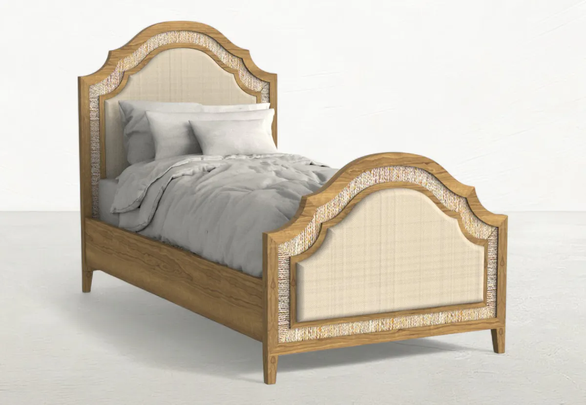 Gabby Home SCH-176087 Grand Bermuda Classic Twin Bed - Sandbar Gabby Home SCH-176087 Grand Bermuda Classic Twin Bed - Sandbar