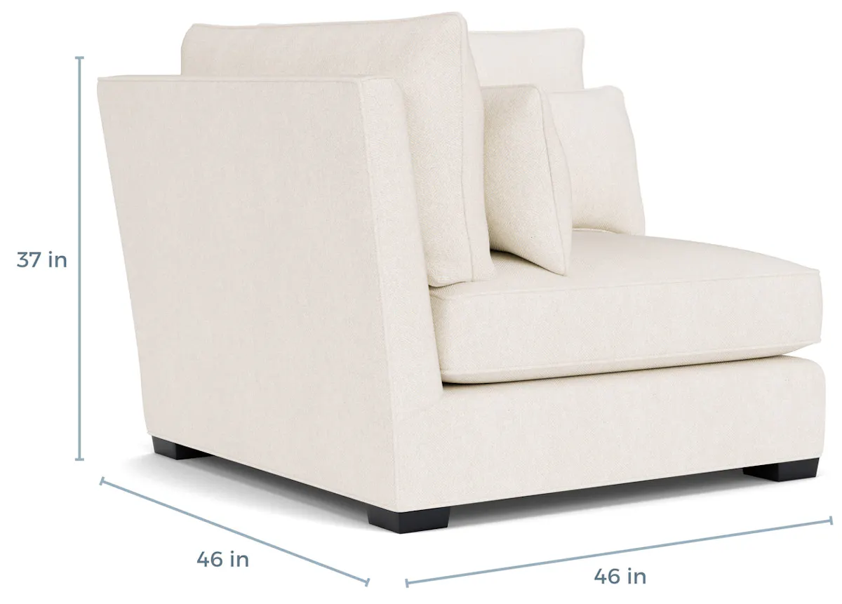 Gabby Home SCH-772 Westley Upholstered Sectional Loveseat, Deep Seat - Left Facing Gabby Home SCH-772 Westley Upholstered Sectional Loveseat, Deep Seat - Left Facing