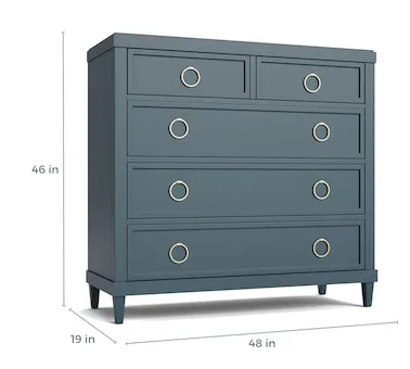 Bassett 2468-0251Z Ventura Colors Chest Bassett 2468-0251Z Ventura Colors Chest