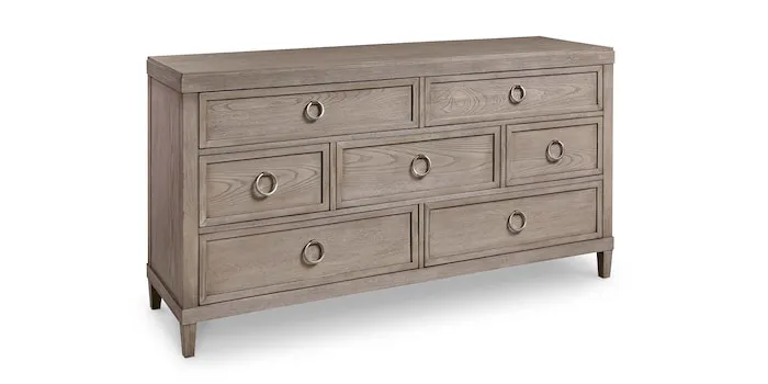 Bassett Furniture 2768-0237Z Ventura Dresser Chalk Slate