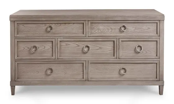 Bassett 2768-0237Z Ventura Dresser Chalk Slate Bassett 2768-0237Z Ventura Dresser Chalk Slate