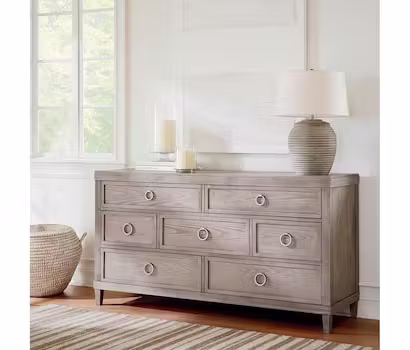 Bassett 2768-0237Z Ventura Dresser Chalk Slate Bassett 2768-0237Z Ventura Dresser Chalk Slate