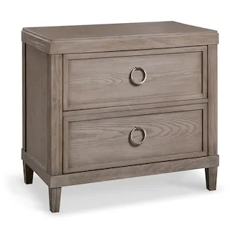 Bassett 2768-0270Z Ventura Nightstand Chalk Slate Bassett 2768-0270Z Ventura Nightstand Chalk Slate