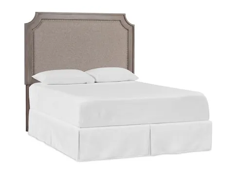 Bassett 2768-H153 Ventura Upholstered Queen Headboard Chalk Slate Bassett 2768-H153 Ventura Upholstered Queen Headboard Chalk Slate