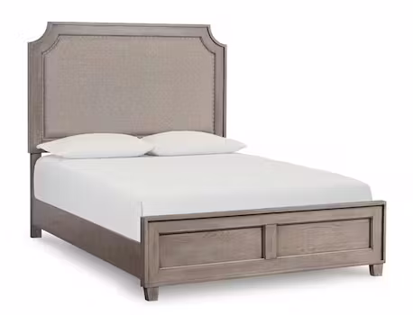 Bassett 2768-K153 Ventura Upholstered Queen Bed Chalk Slate Bassett 2768-K153 Ventura Upholstered Queen Bed Chalk Slate