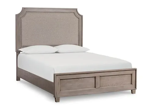 Bassett 2768-K153 Ventura Upholstered Queen Bed Chalk Slate Bassett 2768-K153 Ventura Upholstered Queen Bed Chalk Slate