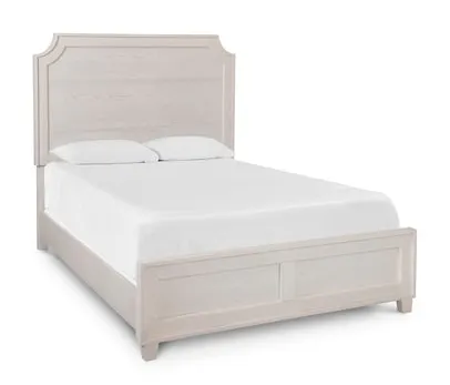 Bassett 2968-K156 Ventura Panel Queen Bed Shell White Bassett 2968-K156 Ventura Panel Queen Bed Shell White