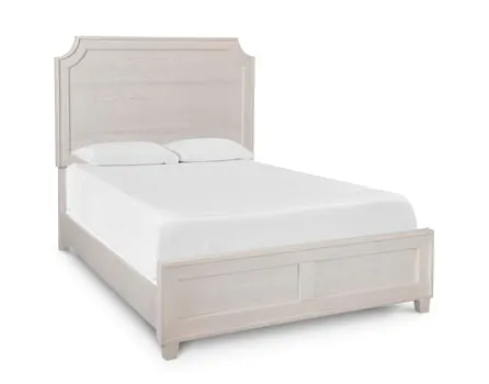 Bassett 2968-K156 Ventura Panel Queen Bed Shell White Bassett 2968-K156 Ventura Panel Queen Bed Shell White