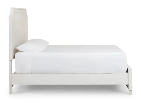 Bassett 2968-KS56 Ventura Panel Queen Storage Bed Shell White Bassett 2968-KS56 Ventura Panel Queen Storage Bed Shell White