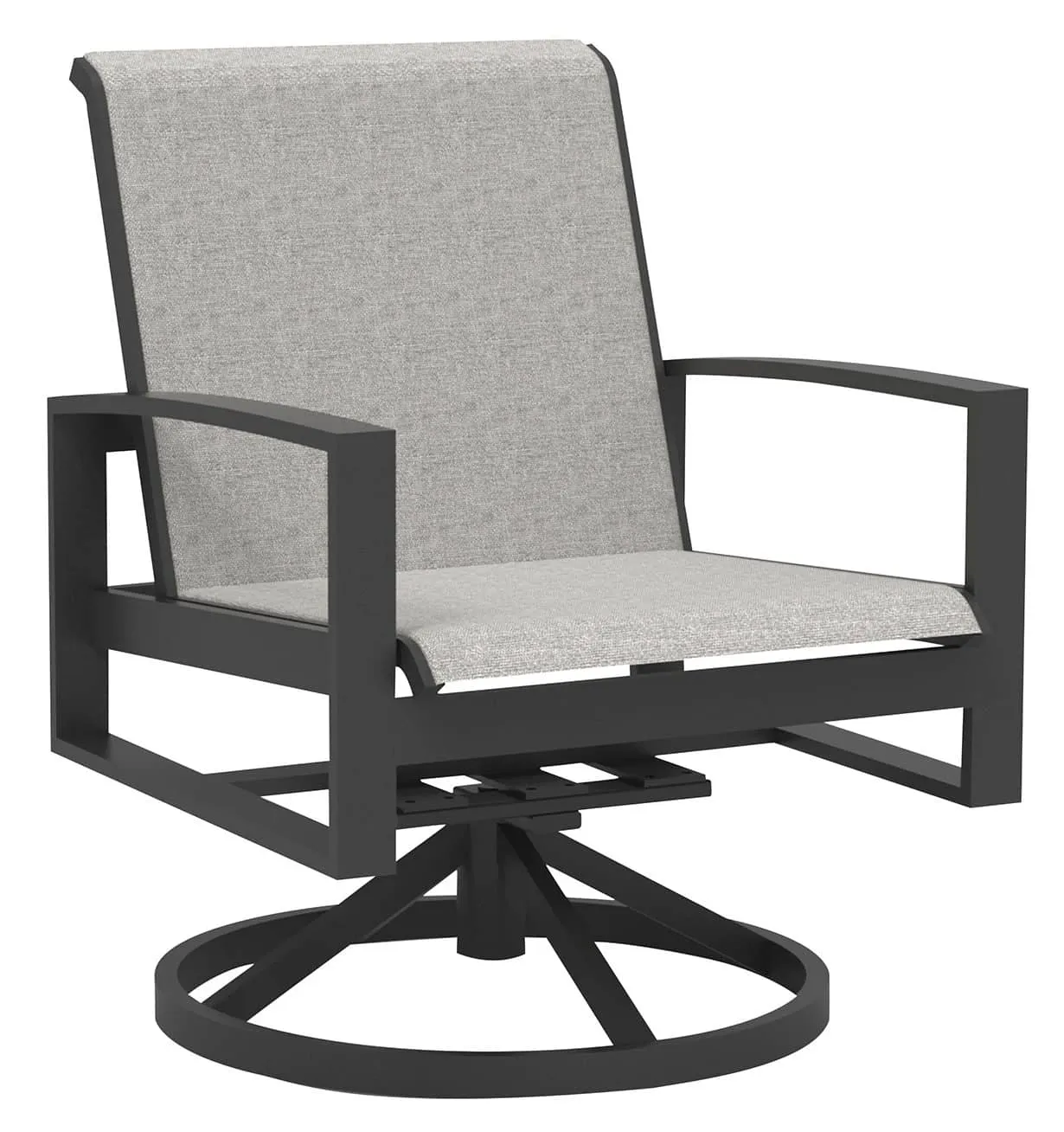 Lane Venture 442-46 Bonavista Sling Arch Arm Swivel Arm Chair