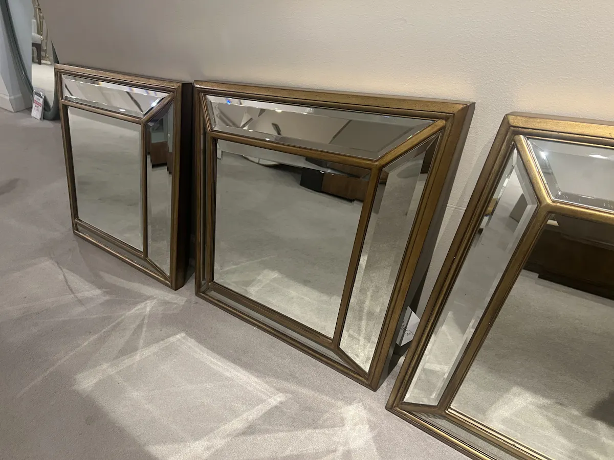 Maitland-Smith 8189-28/140 Glendale Gold Mirror Frame, Glass Maitland-Smith 8189-28/140 Glendale Gold Mirror Frame, Glass