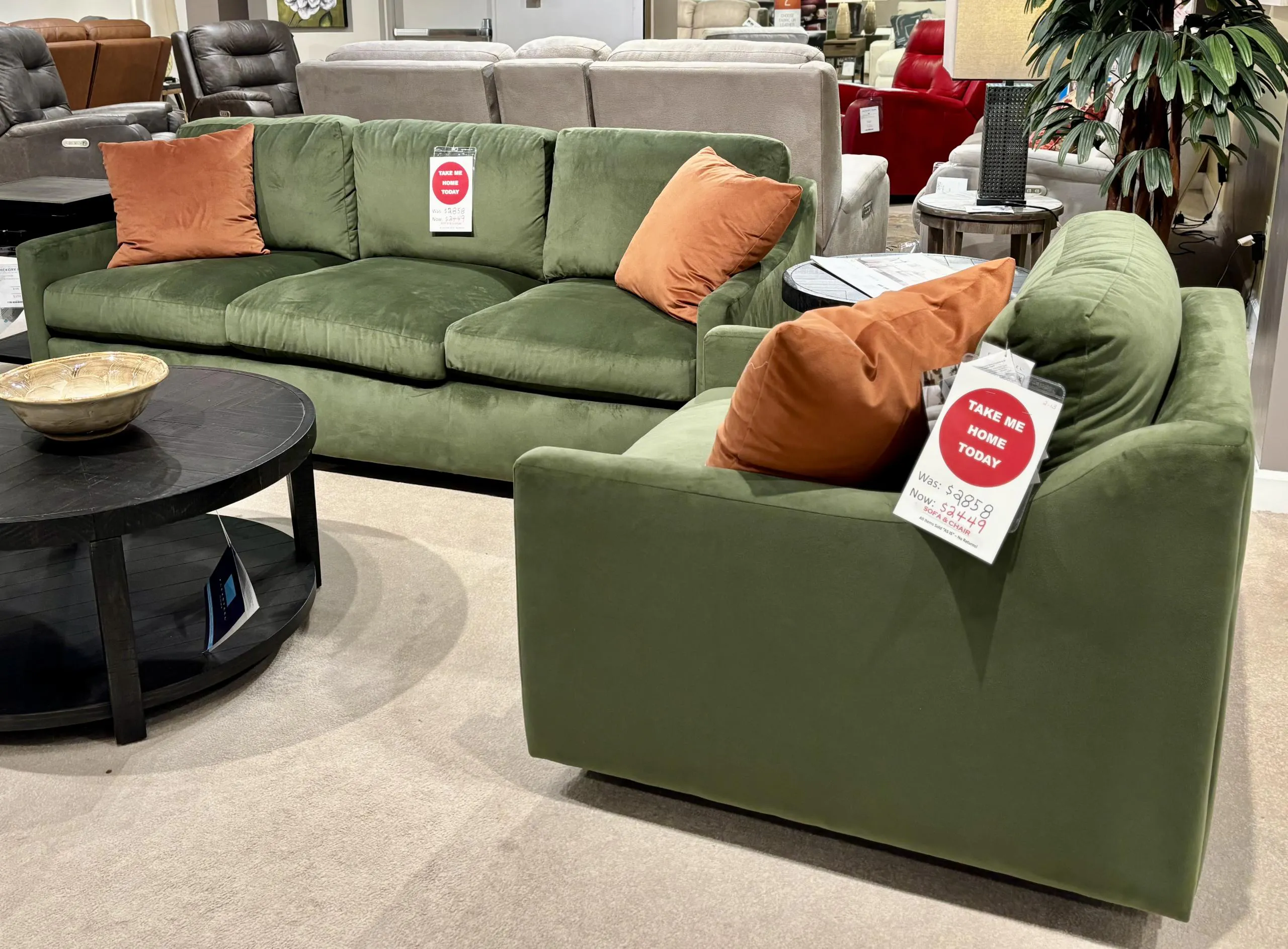 Flexsteel 5510-31 Sky Sofa and Chair