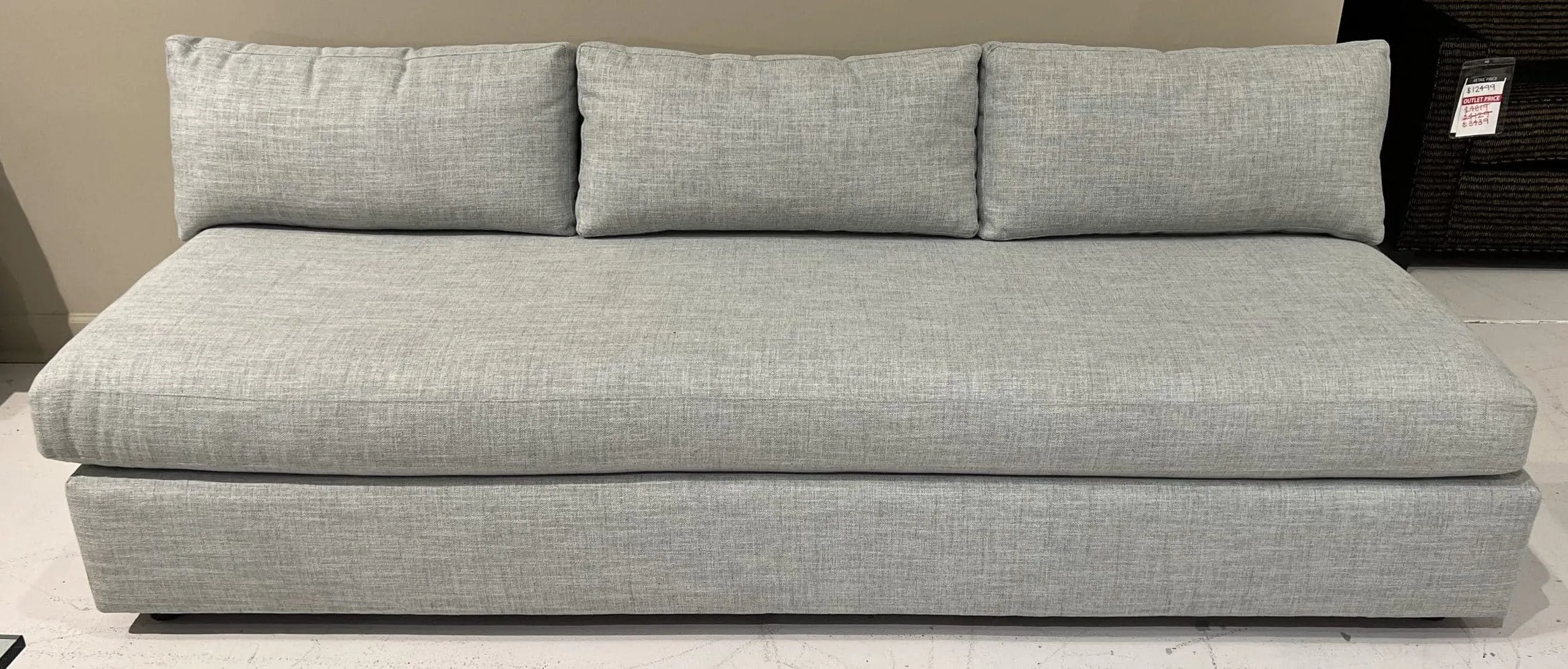 Century LTD5264-92/100 Collier Armless Sofa