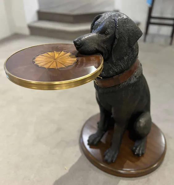 Maitland-Smith 8427-30/70 Golden Retriever Accent Table Maitland-Smith 8427-30/70 Golden Retriever Accent Table