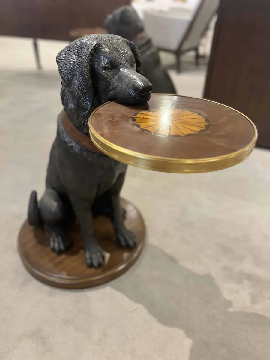 Maitland-Smith 8427-30/70 Golden Retriever Accent Table Maitland-Smith 8427-30/70 Golden Retriever Accent Table