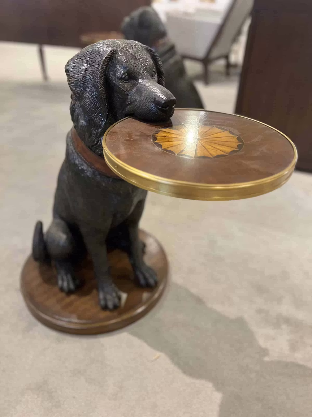 Maitland-Smith 8427-30/70 Golden Retriever Accent Table Maitland-Smith 8427-30/70 Golden Retriever Accent Table