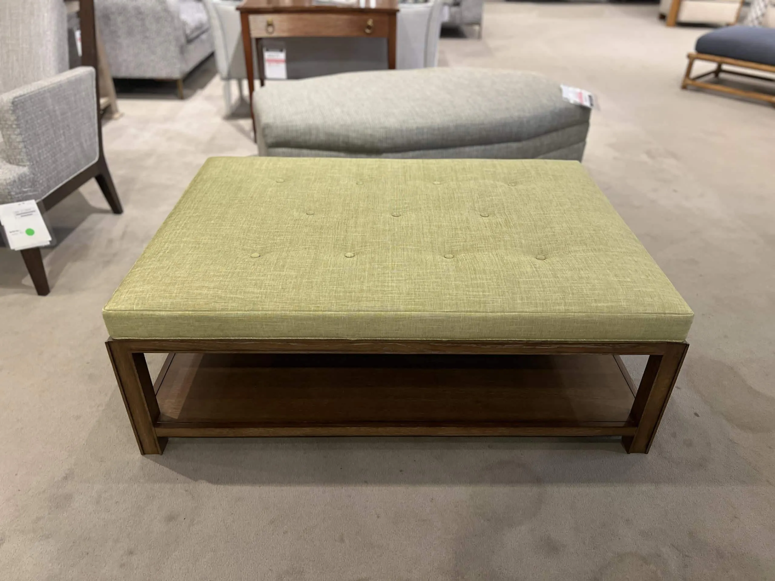Highland House 1399-48-C29/330 Custom Franco Ottoman at Factory Outlets by Hickory Park