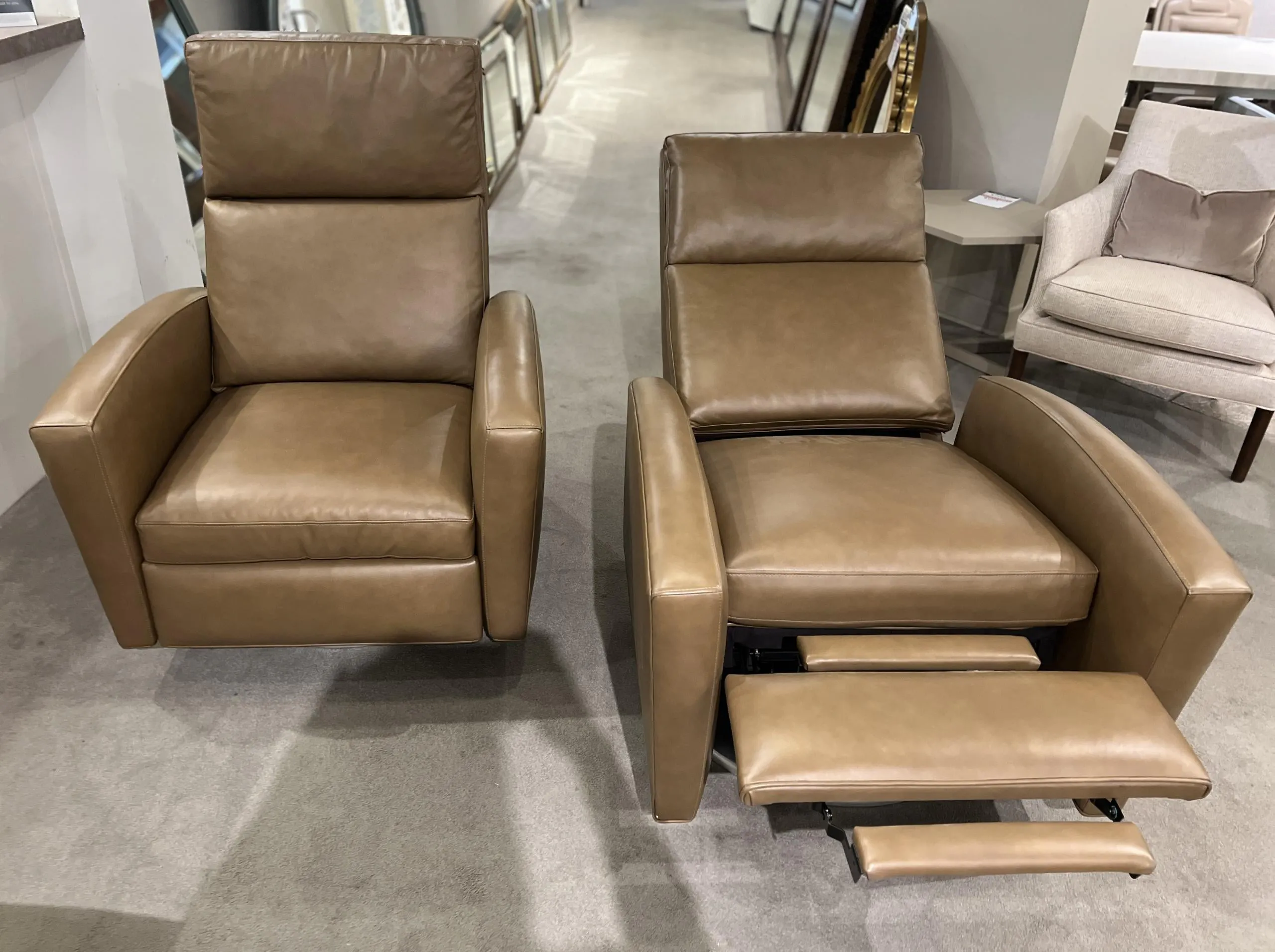 Hancock and Moore 7151-S/1199,1200 Forest Swivel Recliner at Factory Outlets by Hickory Park