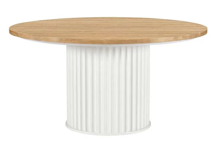 Hickory Chair HC1346-70W Landers Dining Table Top and Base