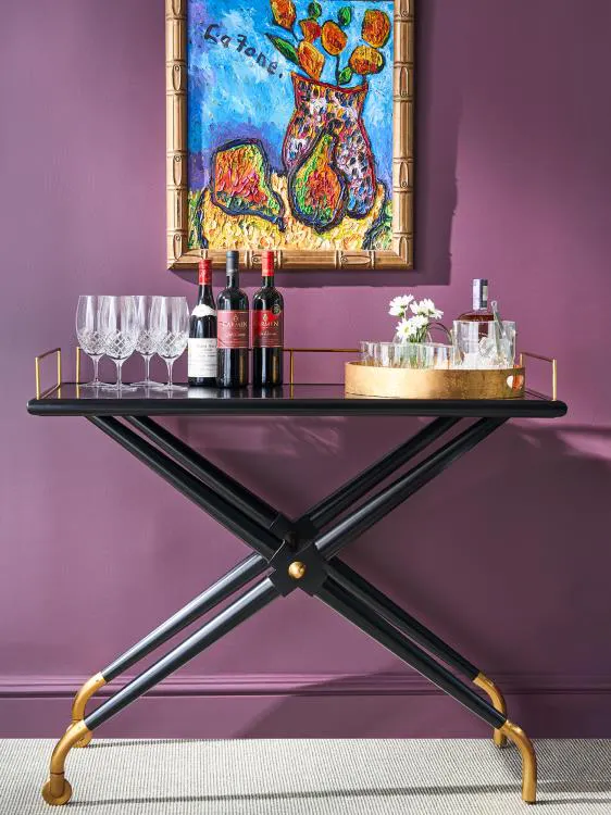 Hickory Chair HC3345-70 Hackney Bar Cart Hickory Chair HC3345-70 Hackney Bar Cart