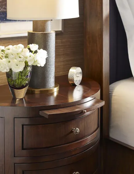 Hickory Chair HC3497-70 Lanesborough Side Table Nightstand Hickory Chair HC3497-70 Lanesborough Side Table Nightstand